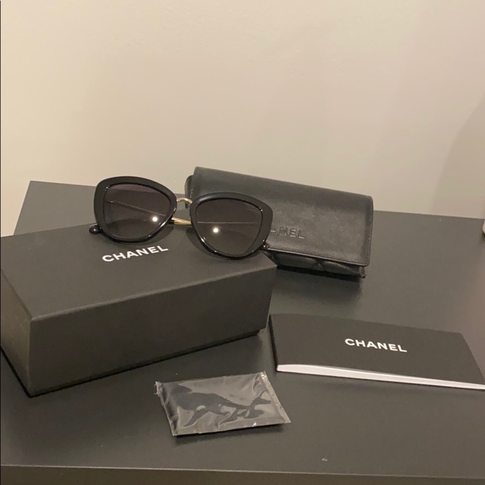 Chanel cat eye sunglasses